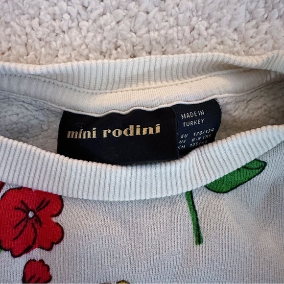 Mini Rodini 7/9 Snow Flowers Sweatshirt - Picture 2 of 5